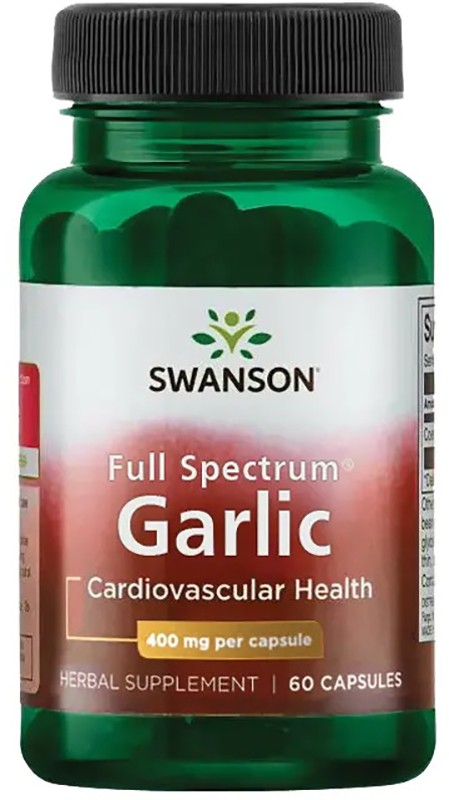 Swanson Full Spectrum Garlic 400 mg, 60 капс.